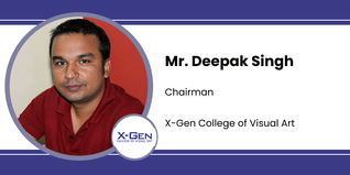 X-Gen College of Visual Art, Chairman: Mr. Deepak Singh Interview
